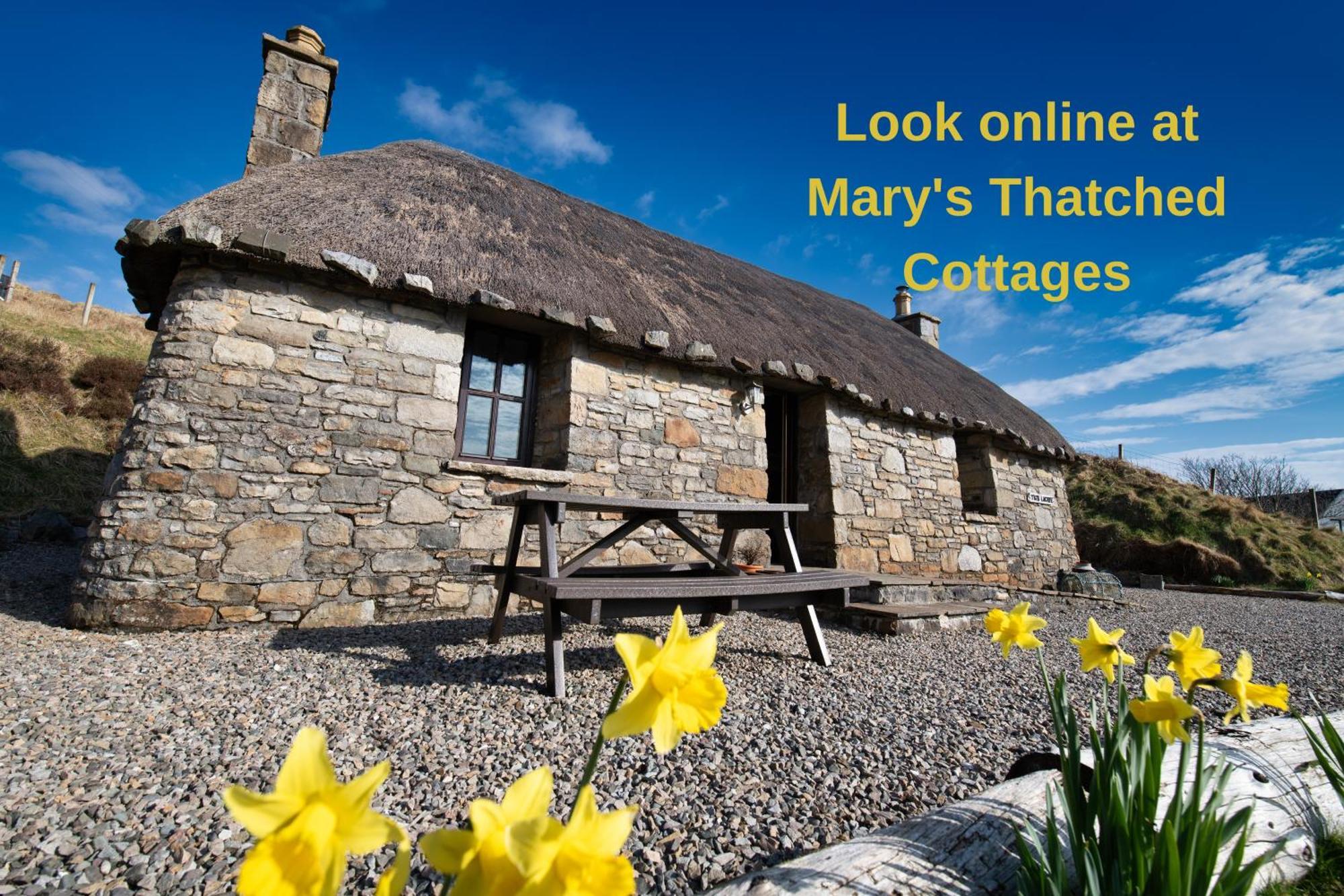 Tigh Lachie, Mary'S Thatched Cottages, Elgol, Isle Of Skye 외부 사진